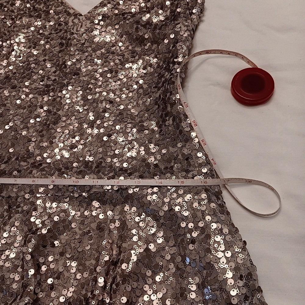 Guess V neck Sequin dress, cocktail ‎  - Size Small