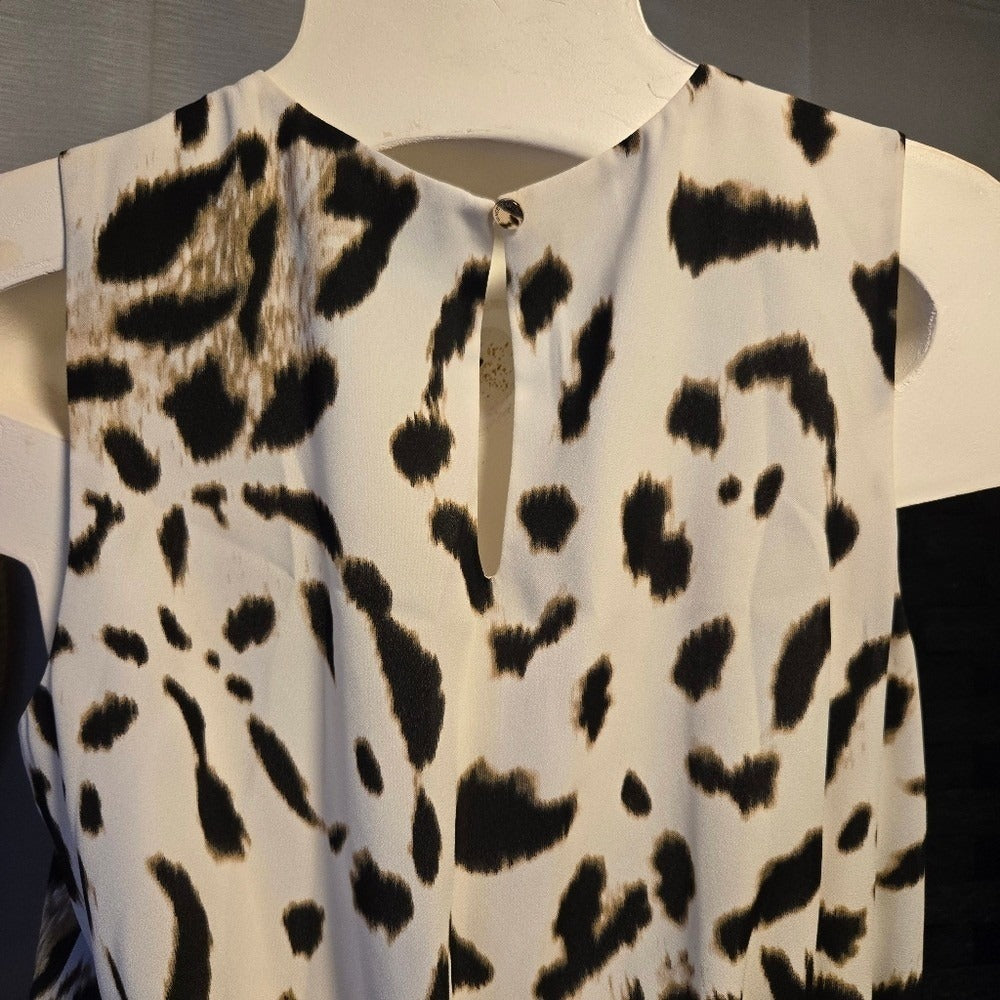 Leopard Print Sleeveless Dress - Size XS‎