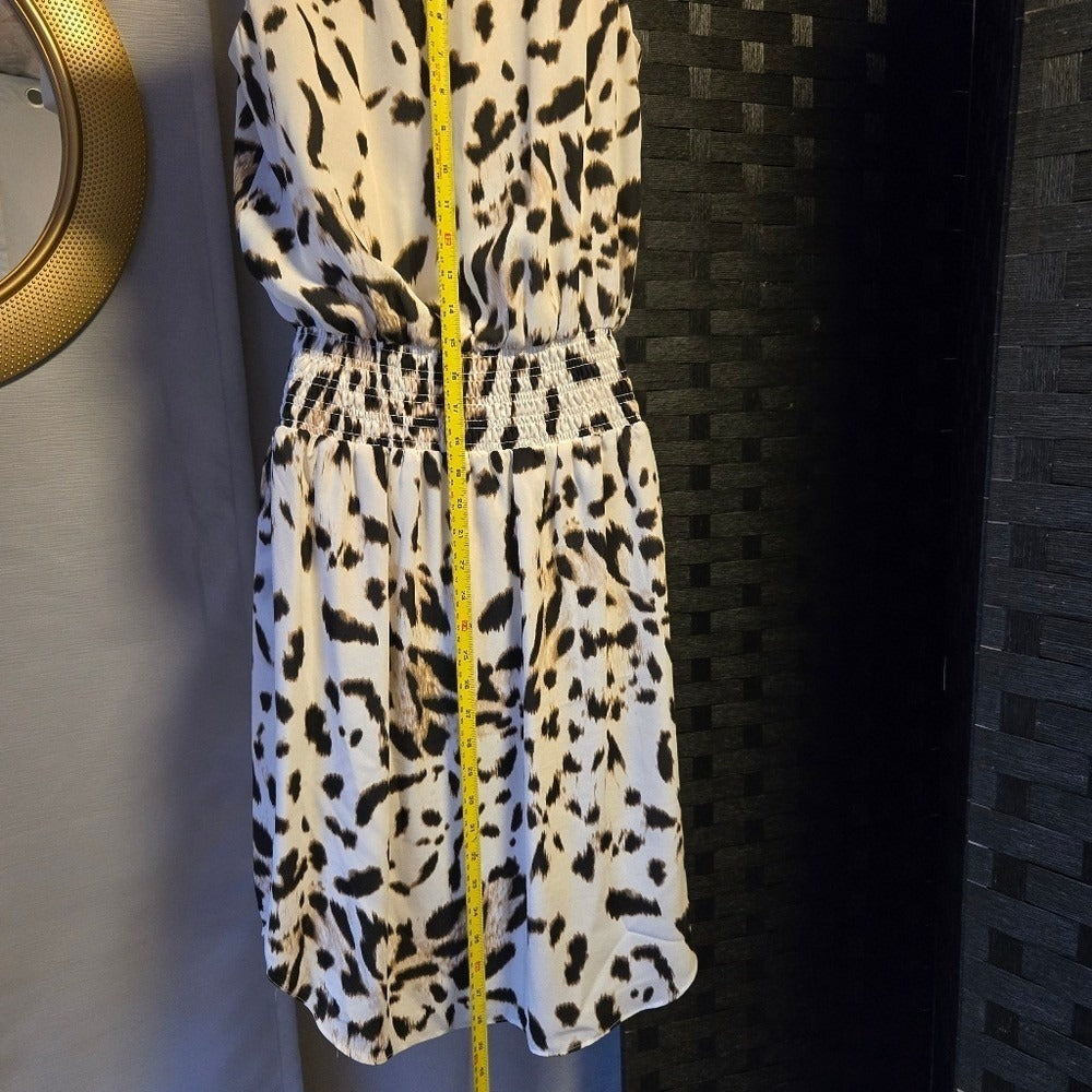 Leopard Print Sleeveless Dress - Size XS‎