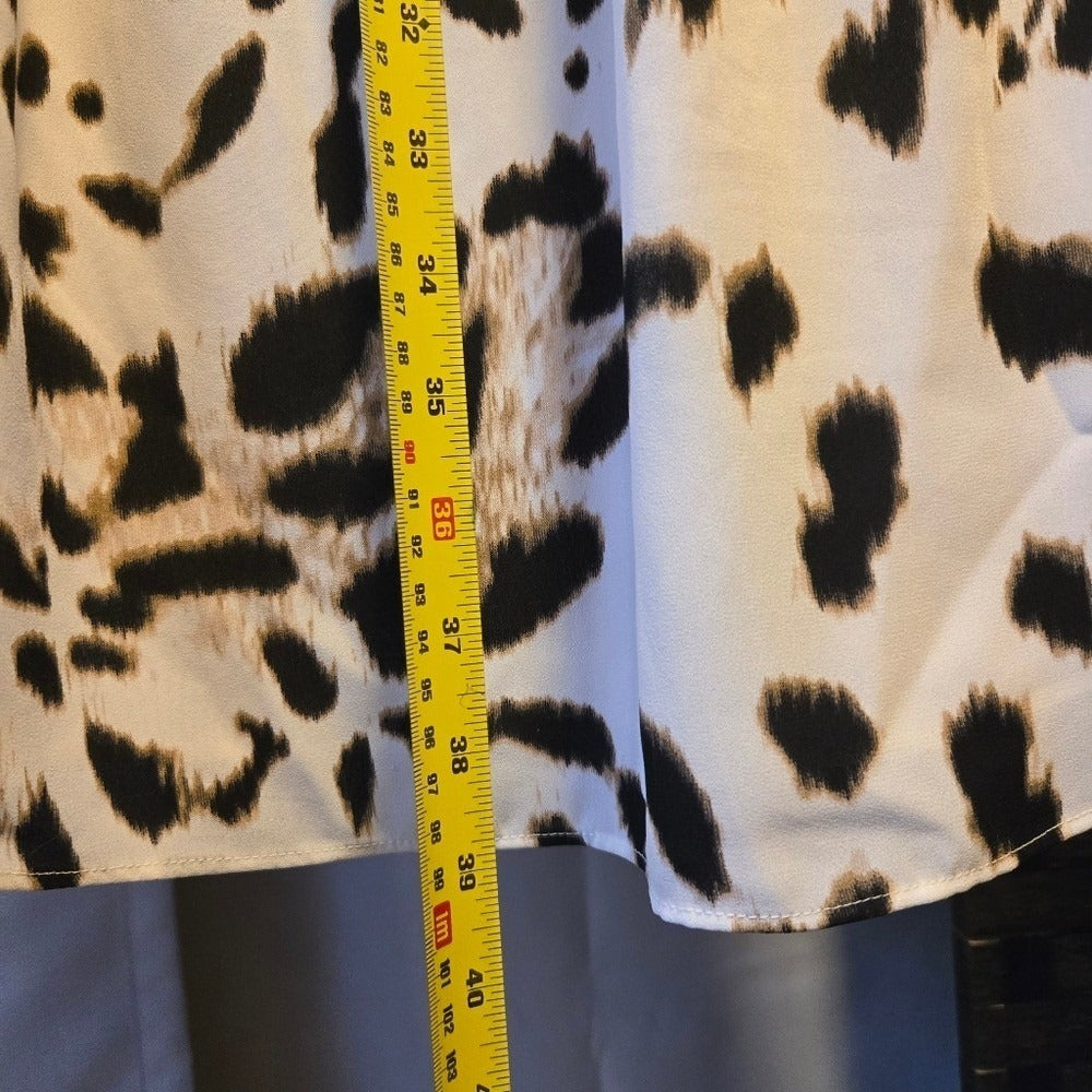 Leopard Print Sleeveless Dress - Size XS‎
