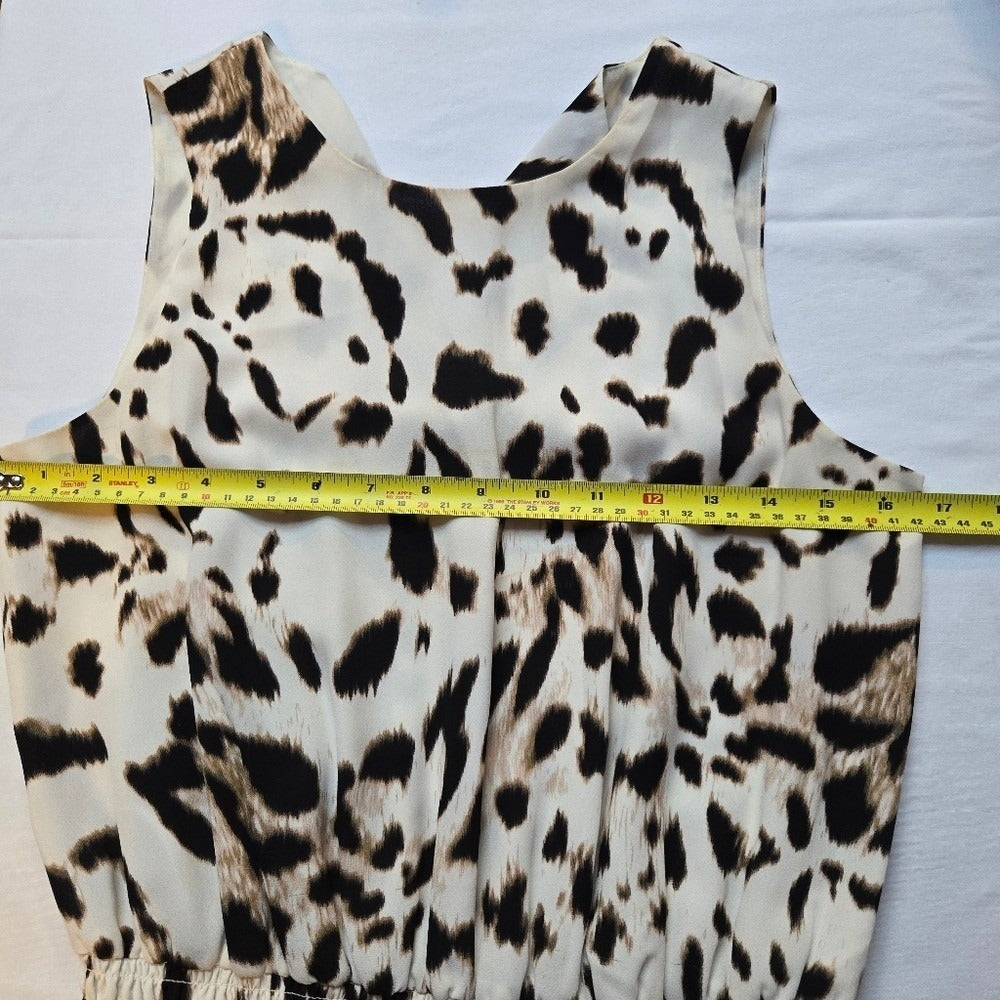 Leopard Print Sleeveless Dress - Size XS‎