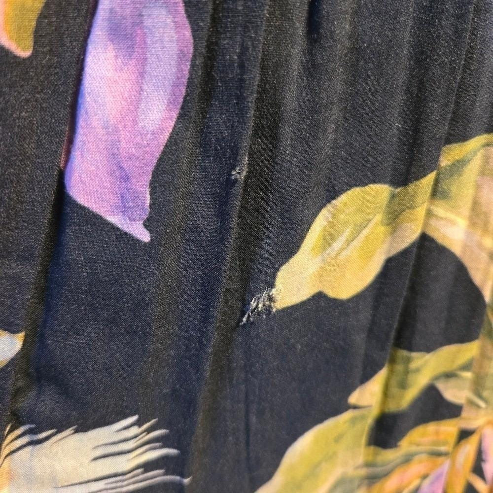 Malai Maxi Dress with Ruffle Sleeves - Small to‎ Medium