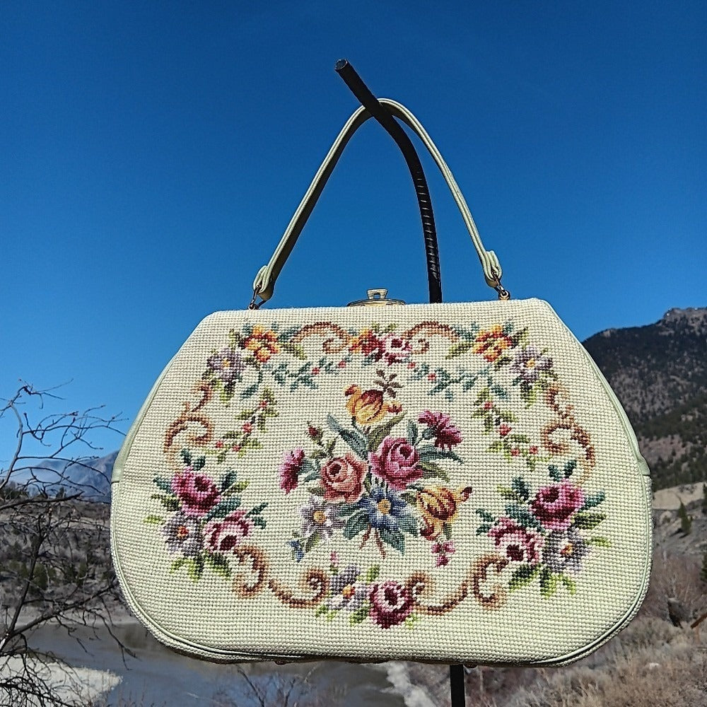 Elvette Vintage Tapestry‎ Purse