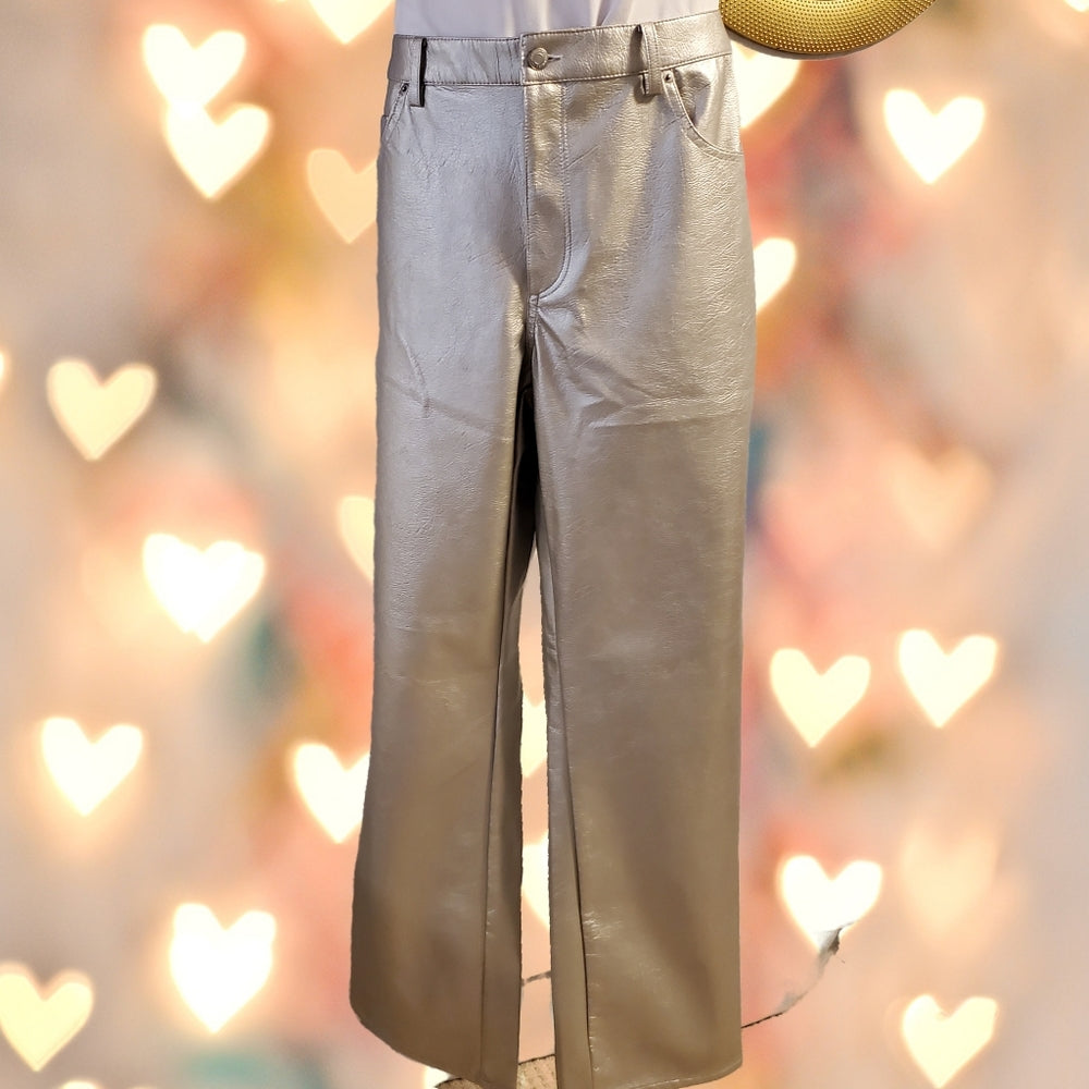 H & M Silver Pant - Size 16