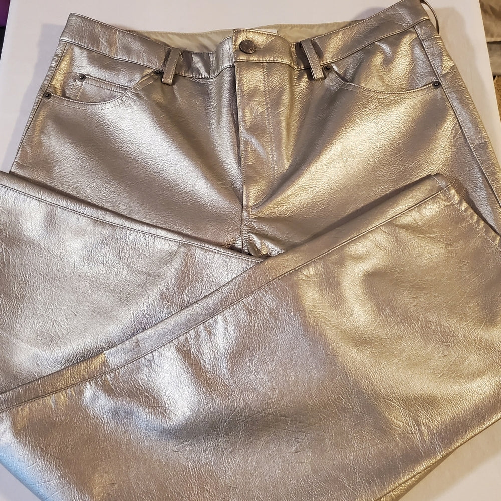 H & M Silver Pant - Size 16
