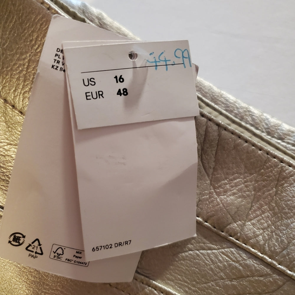 H & M Silver Pant - Size 16