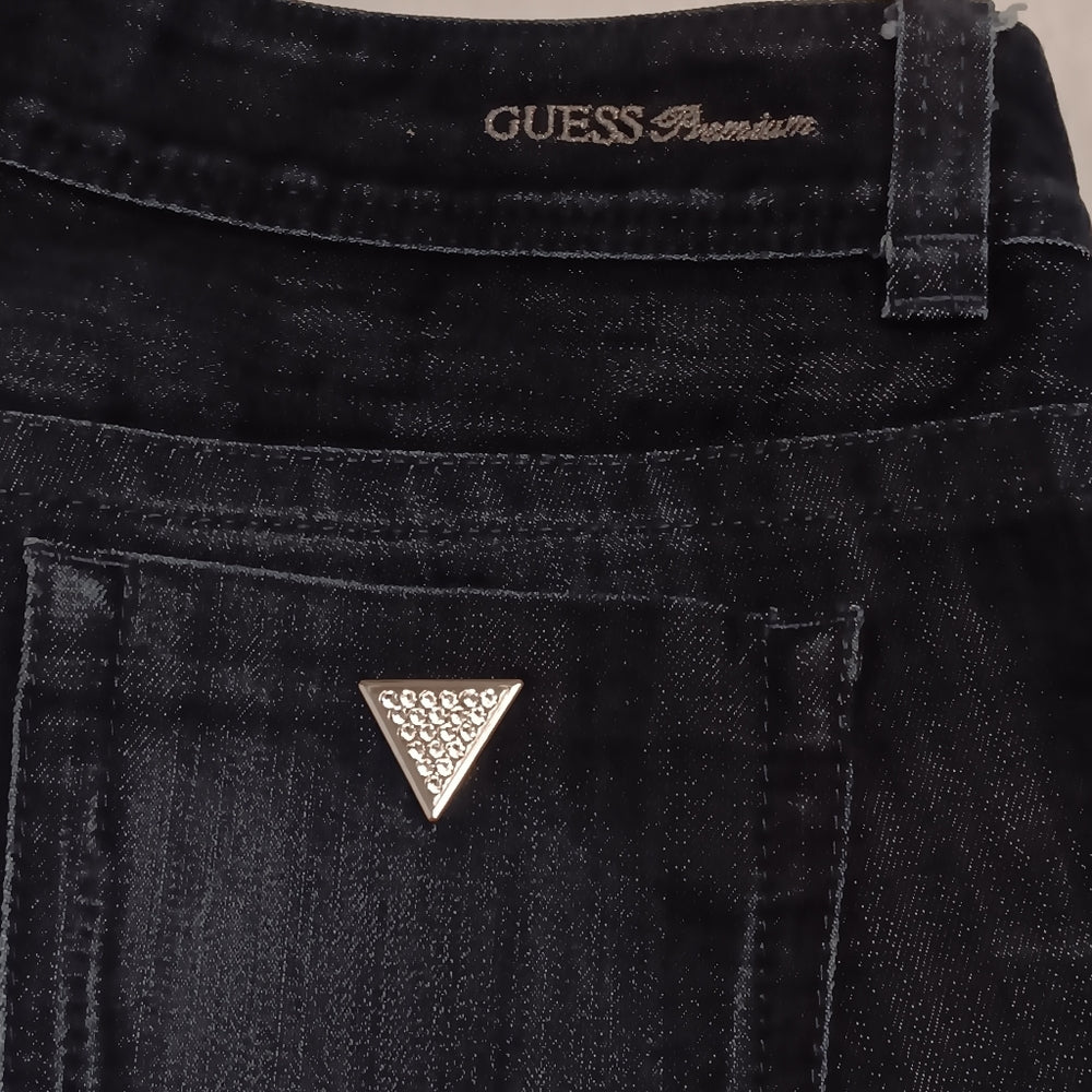 Guess Premium Daredevil Jeans with Swarovski Crystals -‎ Size 27