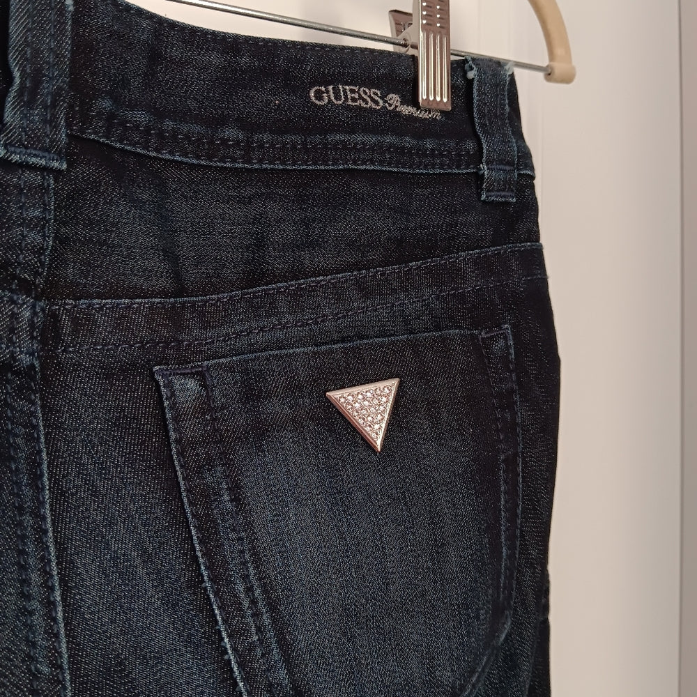 Guess Premium Daredevil Jeans with Swarovski Crystals -‎ Size 27