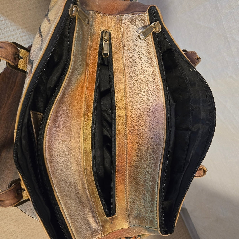 Anuschka‎ Vintage Handpainted Handbag