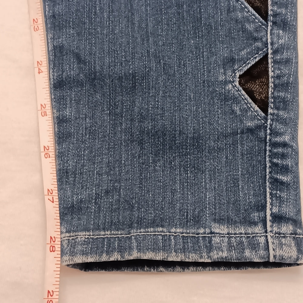 Guess Skinny Jeans - Women's Size 26 with Lace Inserts - Comfortable Ankle Fit