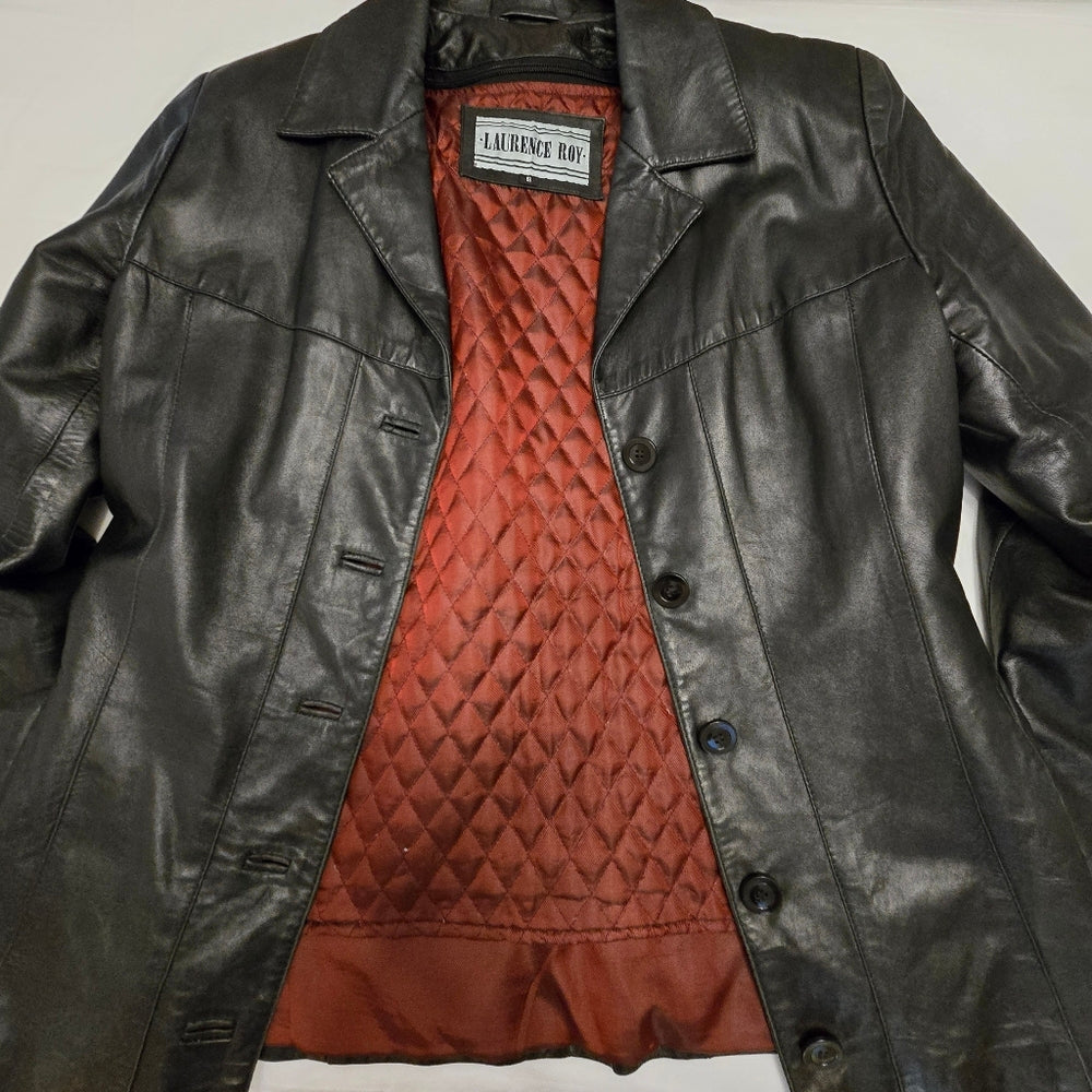 Laurence Roy Vintage Leather Jacket‎ - Size Small