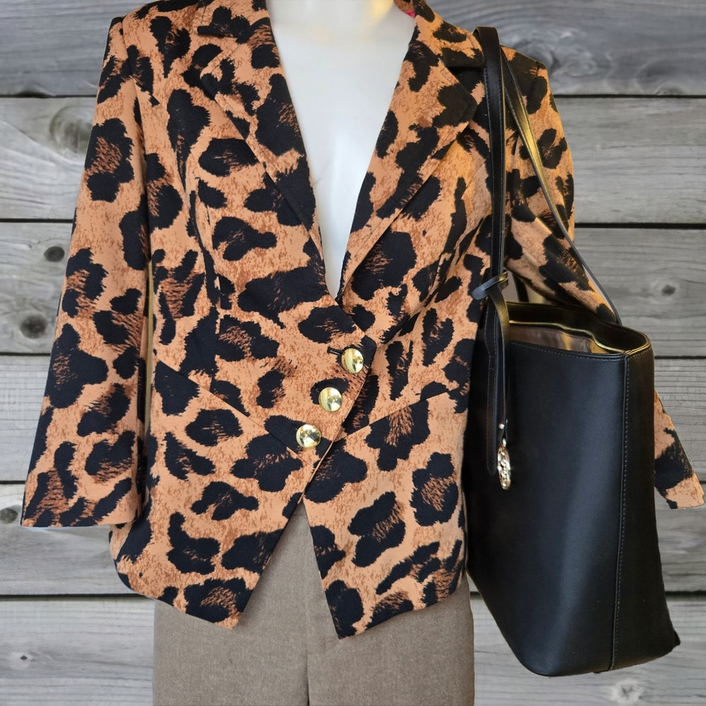 Black Vegan Leather Tote Bag -‎ NWOT