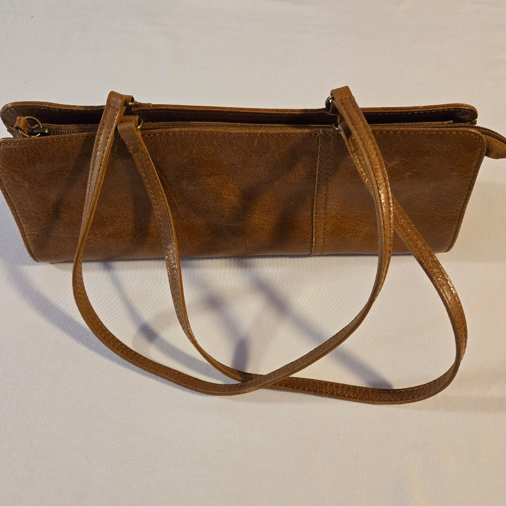 Pegabo‎ Vintage Leather East-West Shoulder Bag