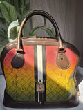 L.A.M.B. by Gwen Stefani Rasta Gradient Monogram Speedy-Style Satchel