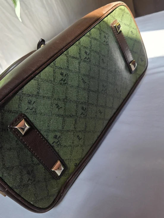 L.A.M.B. by Gwen Stefani Rasta Gradient Monogram Speedy-Style Satchel