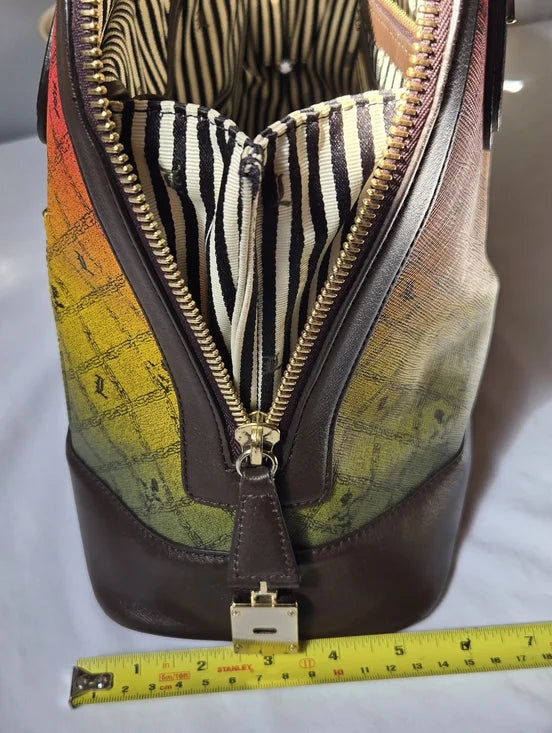 L.A.M.B. by Gwen Stefani Rasta Gradient Monogram Speedy-Style Satchel