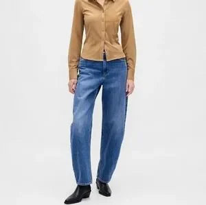 Vegan Suede Button Down - Size Small